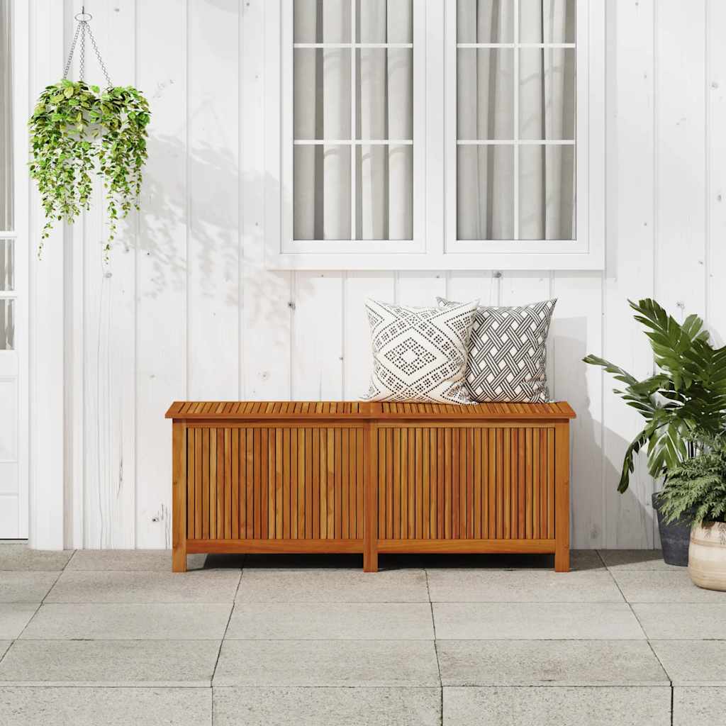 Garden Storage Box 150x50x58 cm Solid Acacia Wood