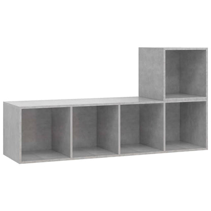 TV Cabinet Set | Concrete Grey | Engineered Wood | One Size