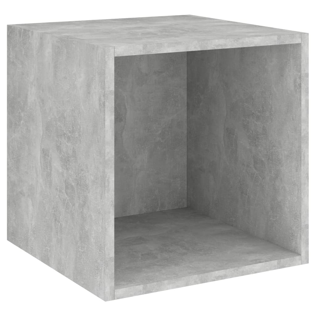 3 Piece TV Cabinet Set Concrete Grey Engineered Wood