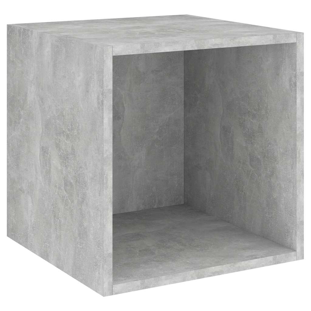3 Piece TV Cabinet Set Concrete Grey Engineered Wood