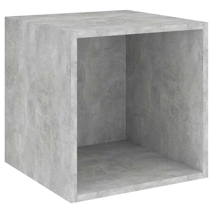 3 Piece TV Cabinet Set Concrete Grey Engineered Wood