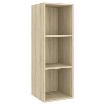 4 Piece Wall-mounted TV Cabinet Set Sonoma Oak Engineered Wood