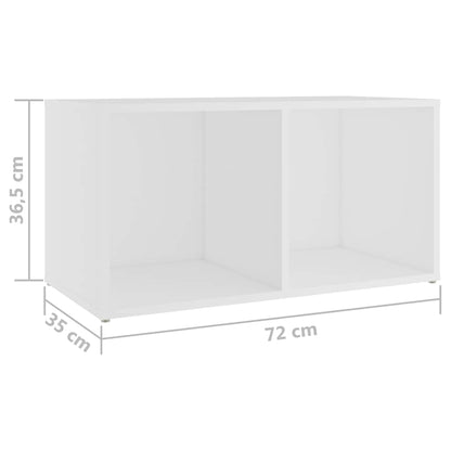 4 Piece TV Cabinet Set White 72x35x36,5 cm Engineered Wood