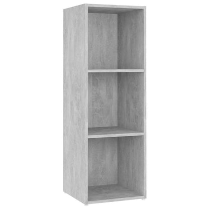 4 Piece TV Cabinet Set Concrete Grey 107x35x37 cm Engineered Wood