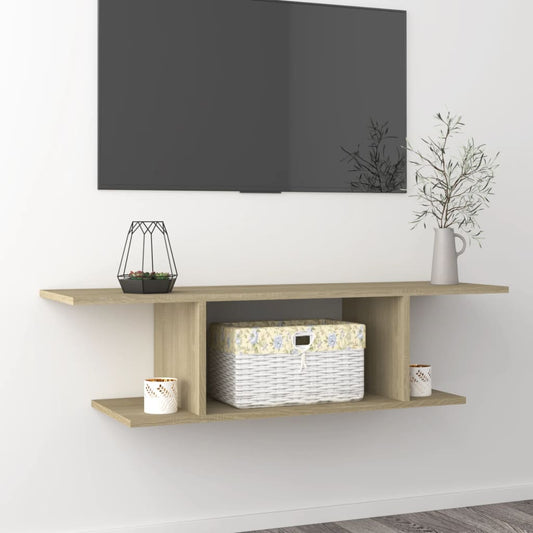 TV Cabinet | Sonoma oak | Engineered wood | TV Cabinet | Rectangular