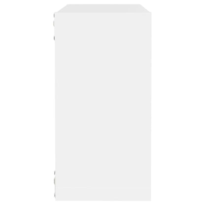 Cube Shelf | Set of 6 | White | Engineered wood | 30x15x30 cm per cube