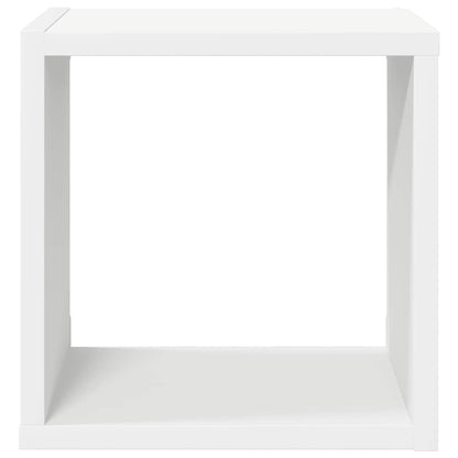 Wall Cube Shelves 4 pcs White 26x15x26 cm