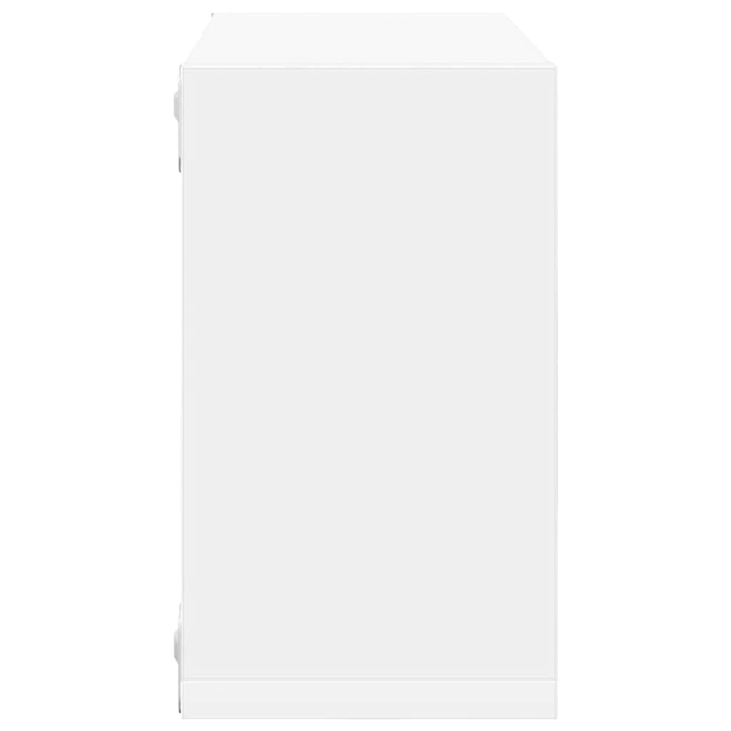 Wall Cube Shelves 6 pcs White 26x15x26 cm