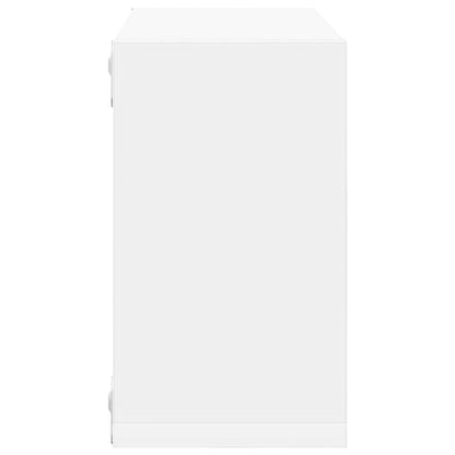 Wall Cube Shelves 6 pcs White 26x15x26 cm