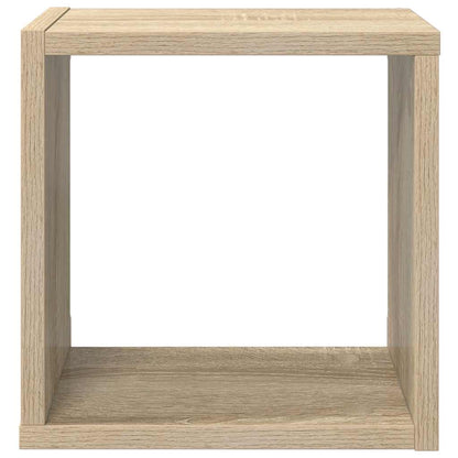 Wall Cube Shelves 4 pcs Sonoma Oak 26x15x26 cm