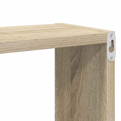 Wall Cube Shelves 4 pcs Sonoma Oak 26x15x26 cm