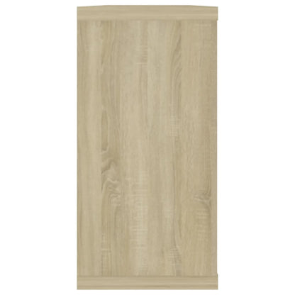Wall Cube Shelf 4 pcs Sonoma Oak 100x15x30 cm Engineered Wood