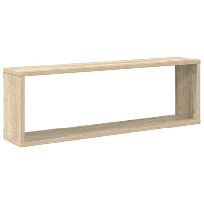 Wall Cube Shelf 4 pcs Sonoma Oak 80x15x26.5 cm Engineered Wood