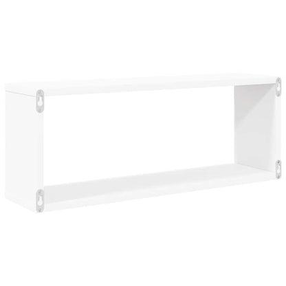 Wall Cube Shelf 4 pcs White 60x15x23 cm Engineered Wood