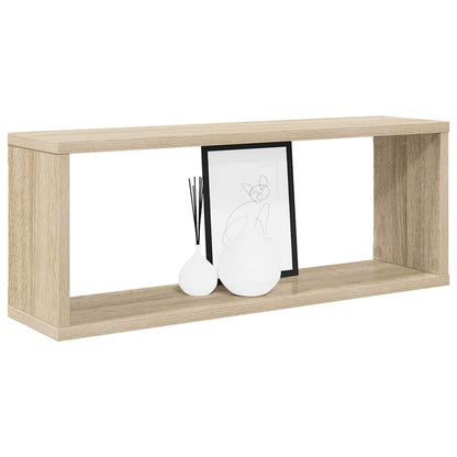 Wall Shelf | Set of 4 | Sonoma oak | Engineered wood