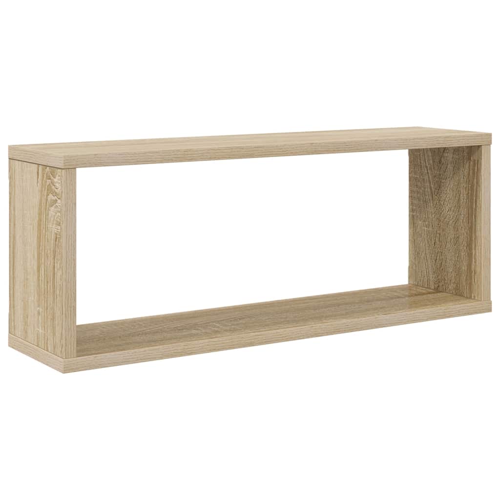 Wall Shelf | Set of 4 | Sonoma oak | Engineered wood