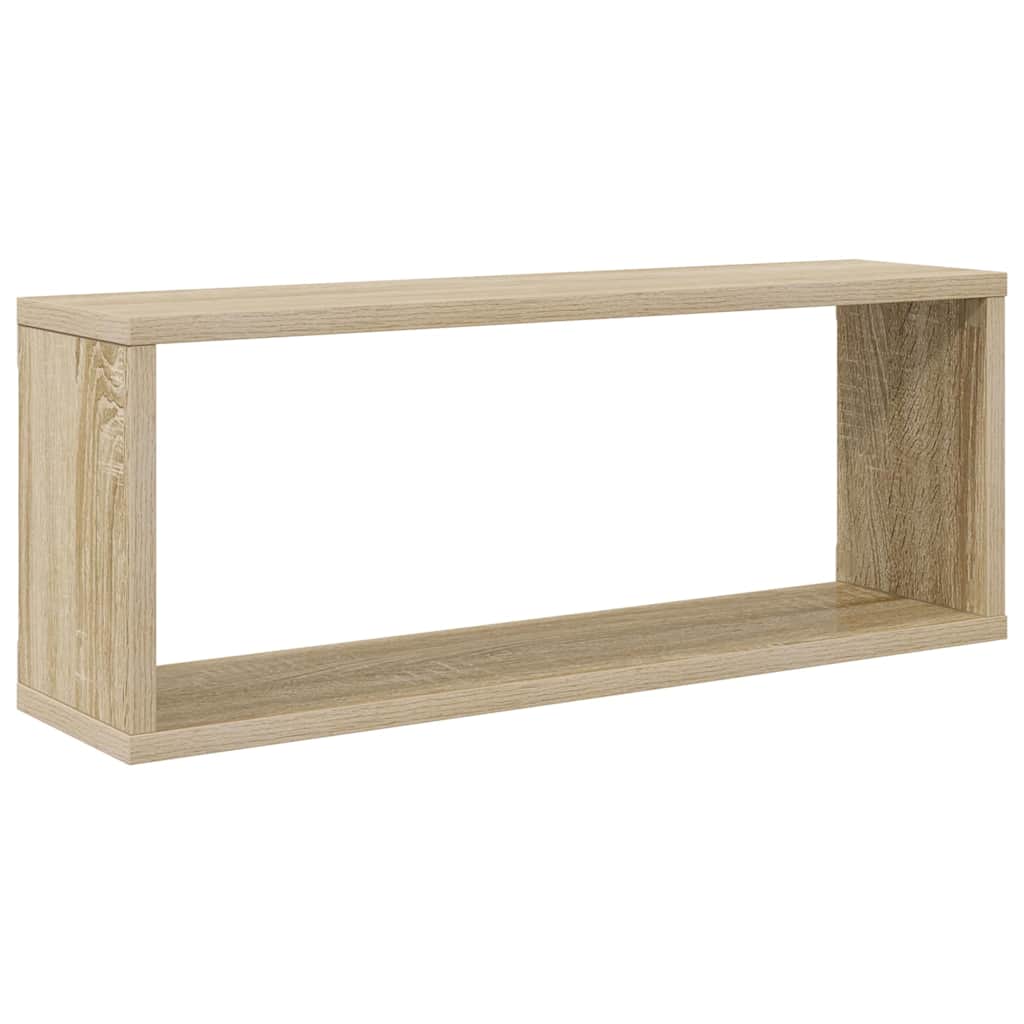 Wall Shelf | Set of 4 | Sonoma oak | Engineered wood