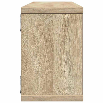 Wall Shelf | Set of 4 | Sonoma oak | Engineered wood