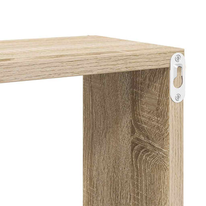 Wall Shelf | Set of 4 | Sonoma oak | Engineered wood