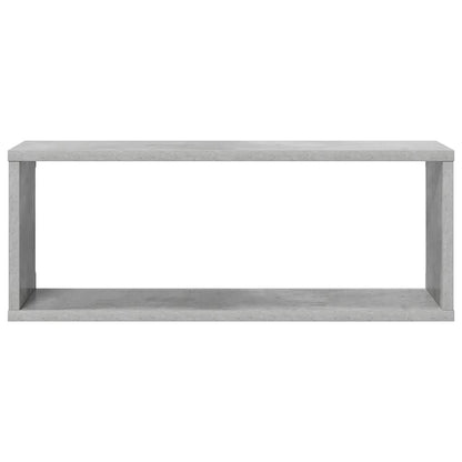 Wall Cube Shelf 6 pcs Concrete Grey 60x15x23 cm Engineered Wood