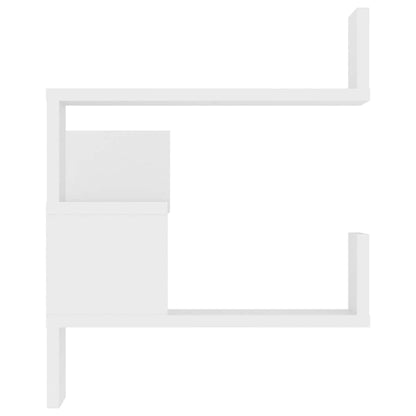 Wall Corner Shelf 2 pcs White 40x40x50 cm Engineered Wood
