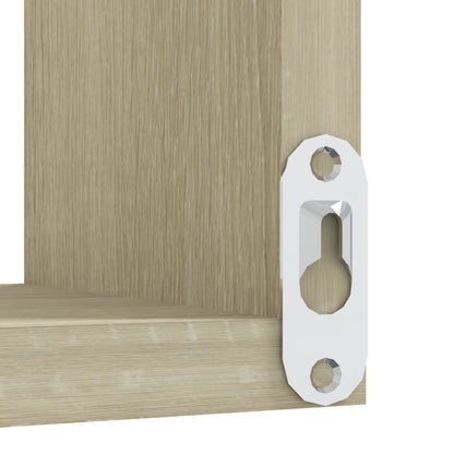 Wall shelves Corner Mount, Wall-Mounted Sonoma Oak