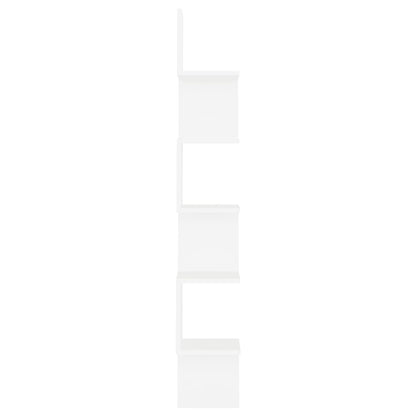 807277 vidaXL Wall Corner Shelf White 20x20x127,5 cm Engineered Wood