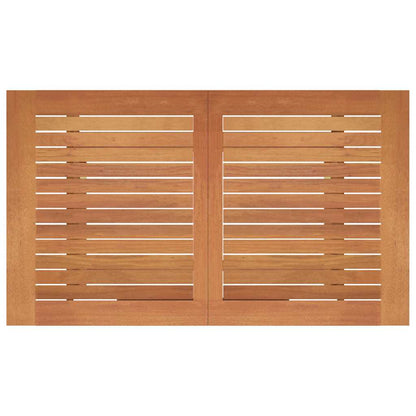 Folding Garden Table 120x70x75 cm Solid Eucalyptus Wood
