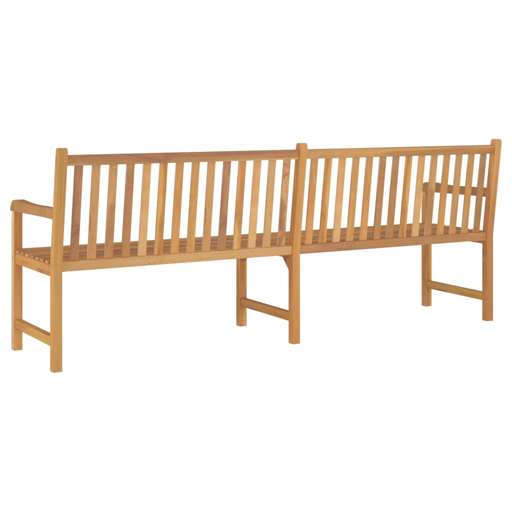 Garden Bench | Warm Teak Wood | Fine Sanded Teak Hardwood | Large