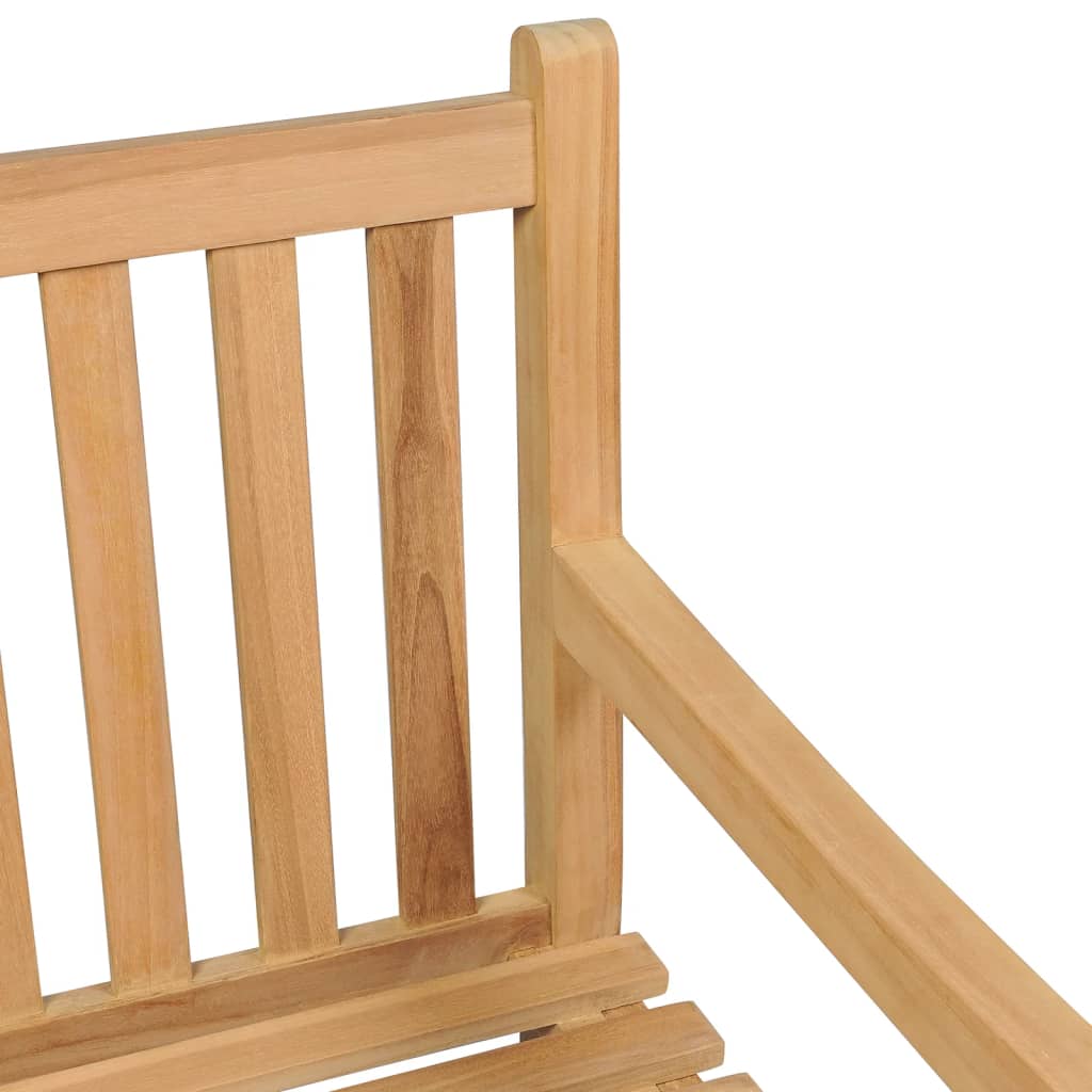 Garden Bench | Warm Teak Wood | Fine Sanded Teak Hardwood | Large