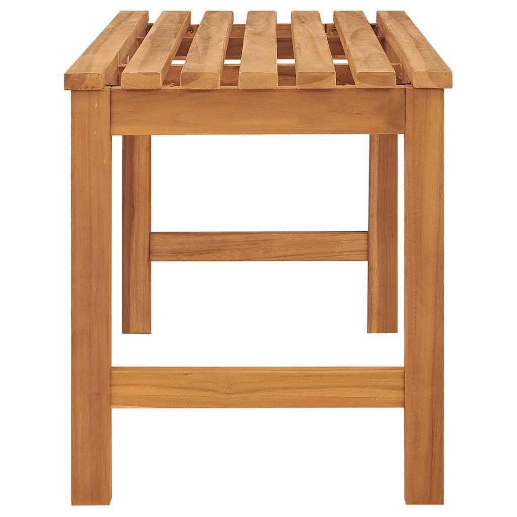 Bench | Brown | Solid Teak Wood | 114 cm | Strong | Bench | Rectangular