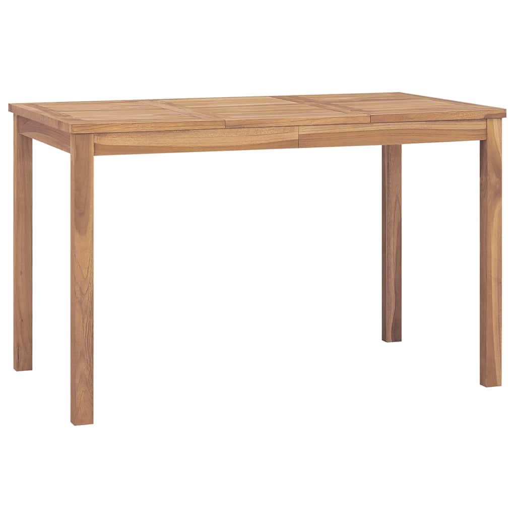 Garden Dining Table 120x70x77 cm Solid Teak Wood
