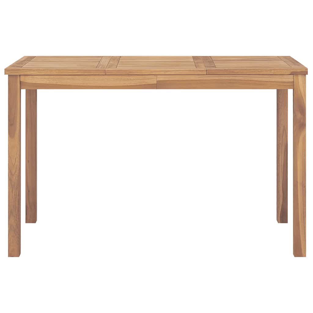 Garden Dining Table 120x70x77 cm Solid Teak Wood