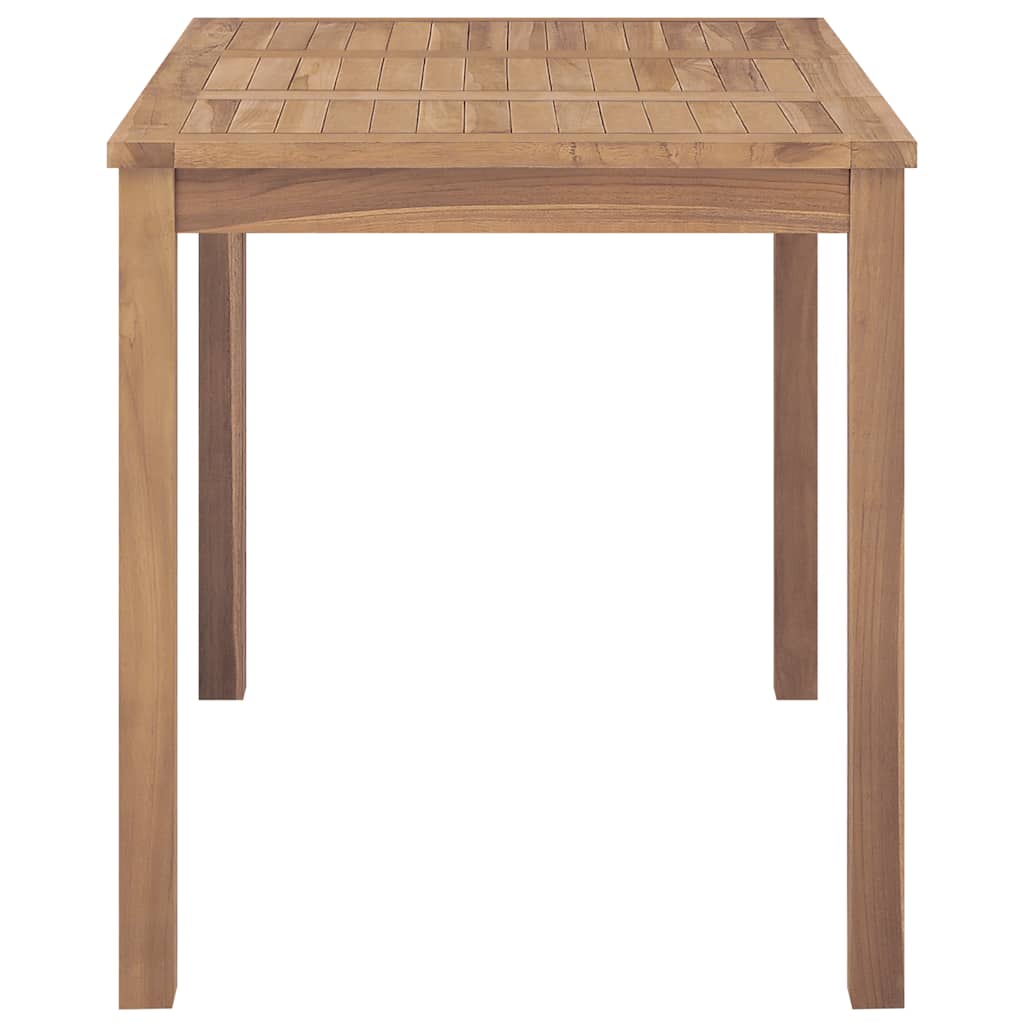 Garden Dining Table 120x70x77 cm Solid Teak Wood