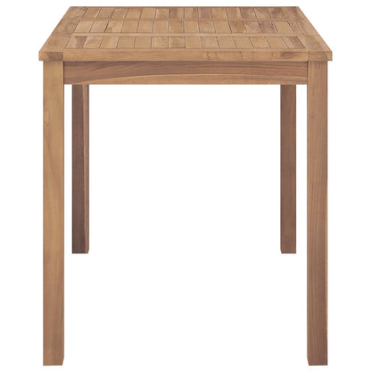 Garden Dining Table 120x70x77 cm Solid Teak Wood