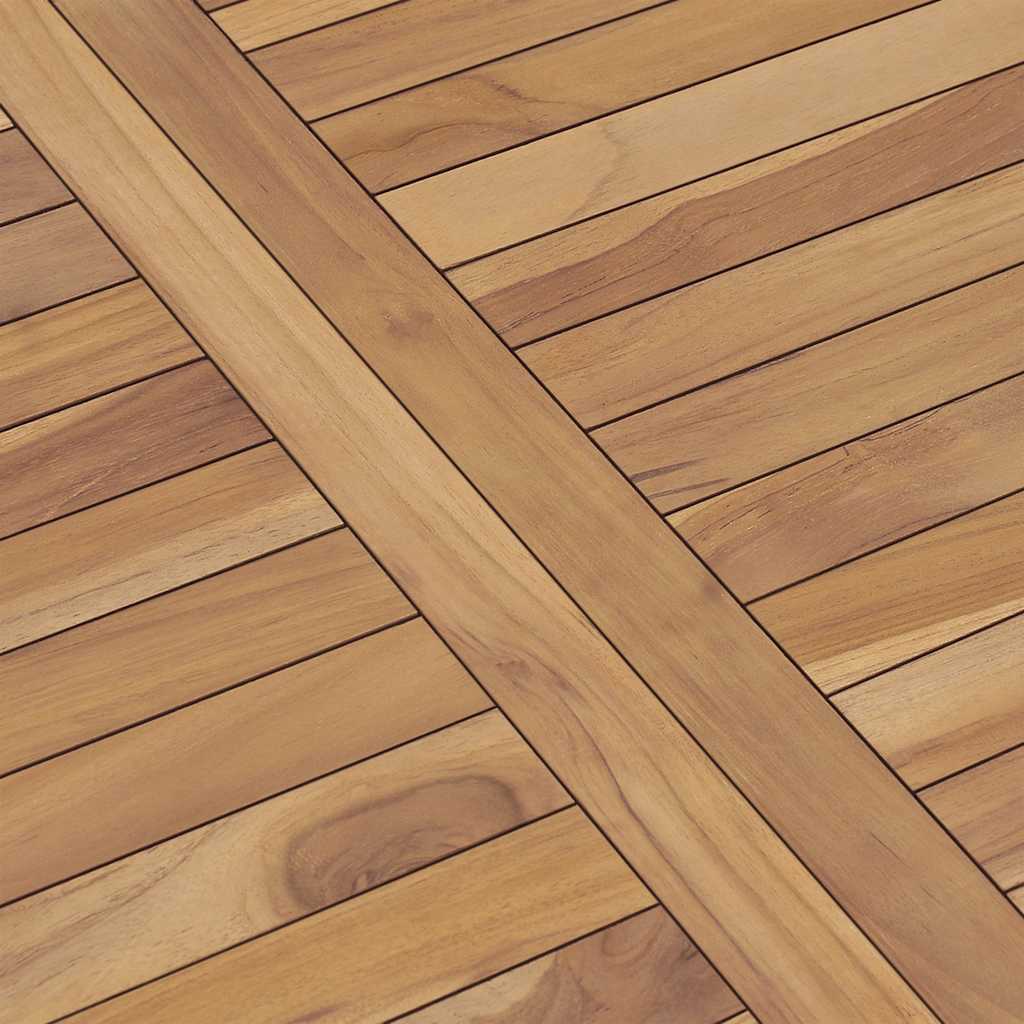 Garden Dining Table 120x70x77 cm Solid Teak Wood