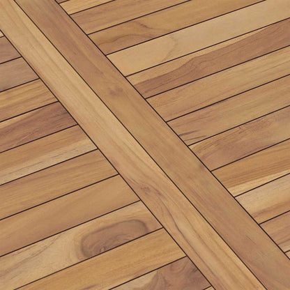 Garden Dining Table 120x70x77 cm Solid Teak Wood