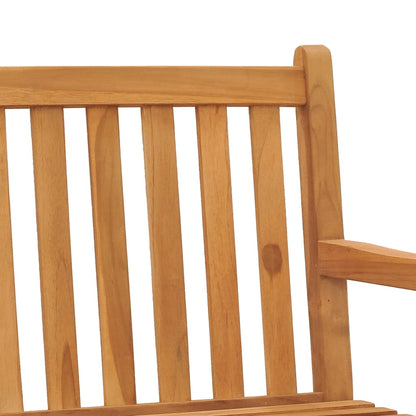 Garden Bench | Warm Brown | Solid Teak Wood | 180 cm long bench | Durable