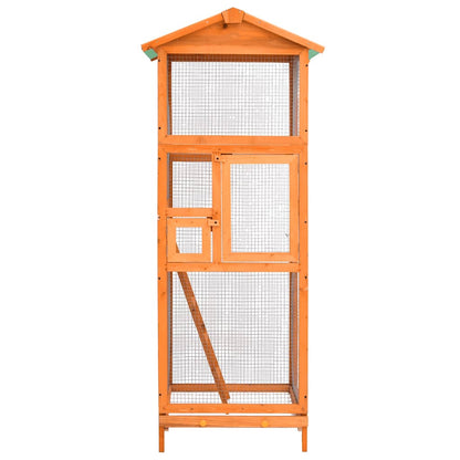 Bird Cage 68x62x166 cm Solid Firwood
