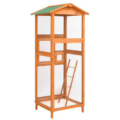 Bird Cage 68x62x166 cm Solid Firwood