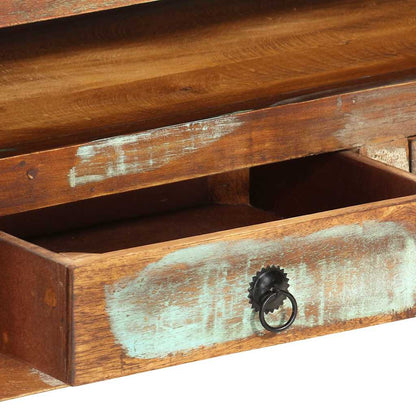 337063 vidaXL TV Cabinet Multicolour 110x30x40 cm Solid Reclaimed Wood