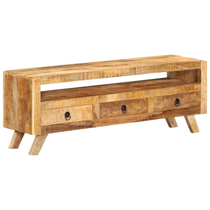 337064 vidaXL TV Cabinet 110x30x40 cm Solid Mango Wood