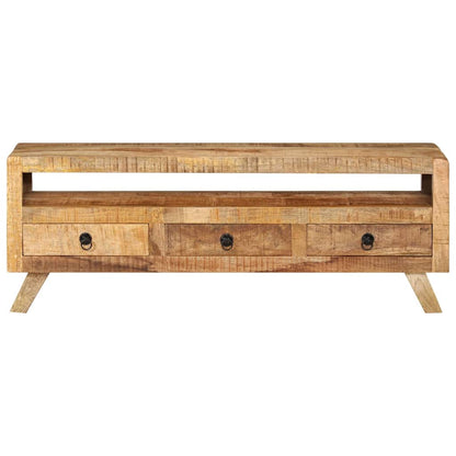 337064 vidaXL TV Cabinet 110x30x40 cm Solid Mango Wood