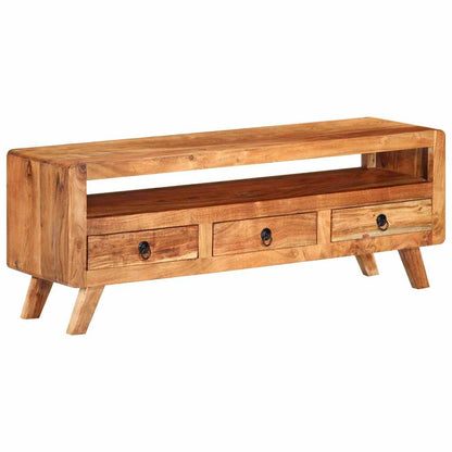 337065 vidaXL TV Cabinet 110x30x40 cm Solid Acacia Wood
