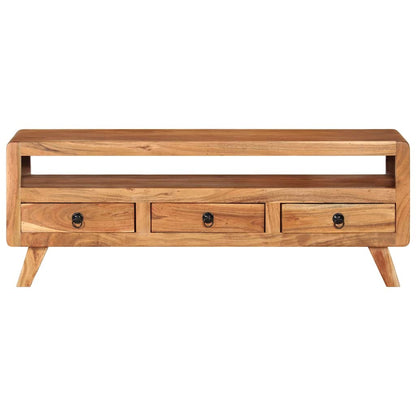 337065 vidaXL TV Cabinet 110x30x40 cm Solid Acacia Wood