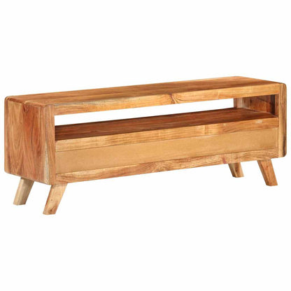 337065 vidaXL TV Cabinet 110x30x40 cm Solid Acacia Wood