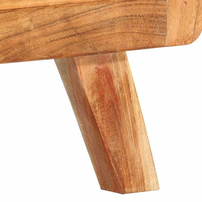 337065 vidaXL TV Cabinet 110x30x40 cm Solid Acacia Wood