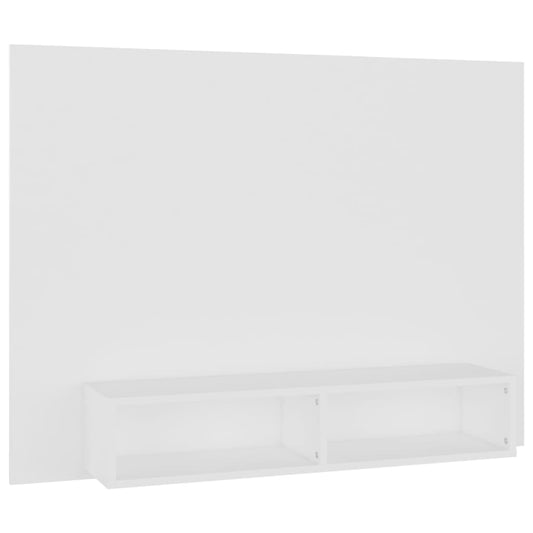 Wall TV Cabinet White 120x23.5x90 cm Engineered Wood