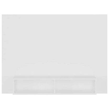 808269 vidaXL Wall TV Cabinet White 120x23,5x90 cm Engineered Wood