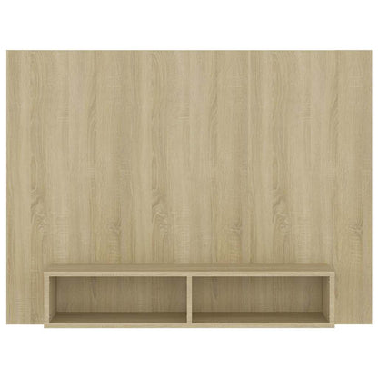 808272 vidaXL Wall TV Cabinet Sonoma Oak 120x23,5x90 cm Engineered Wood